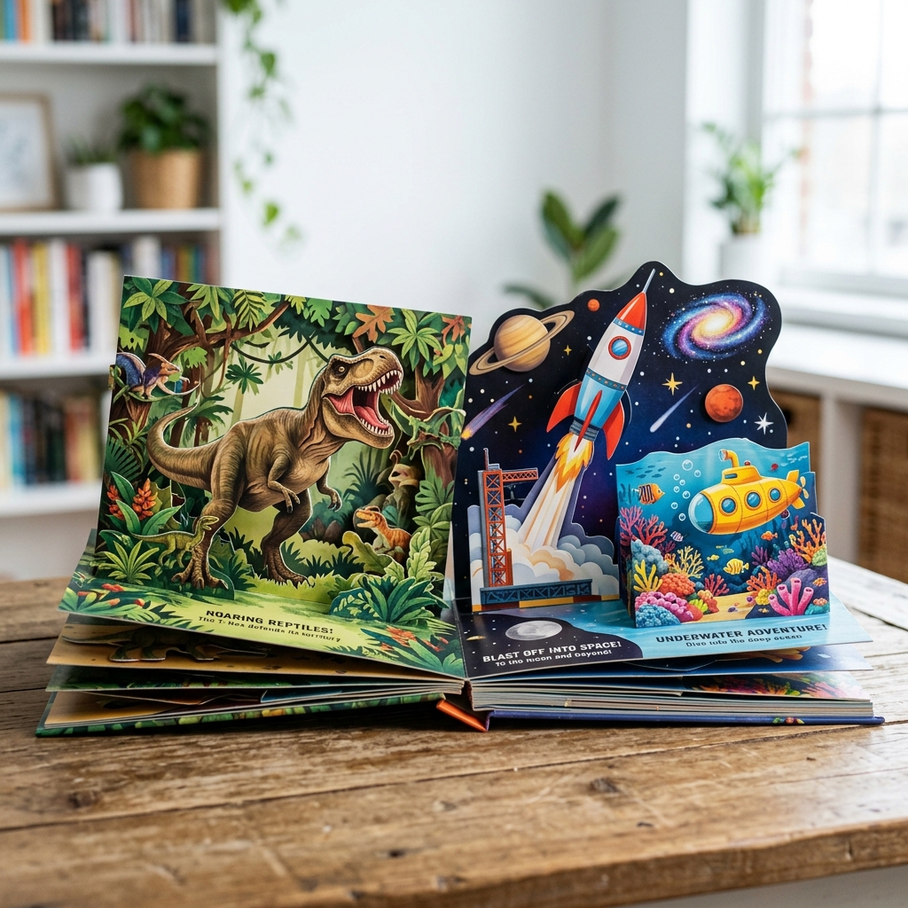 Space, Dinosaurs & Deep Oceans 3D Pop-Up Adventure