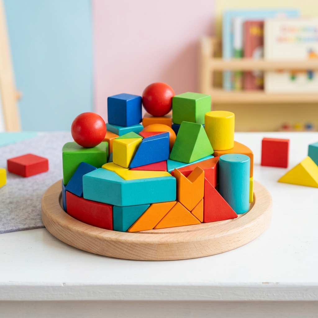 Montessori 3D Wooden Brain Teaser Puzzle